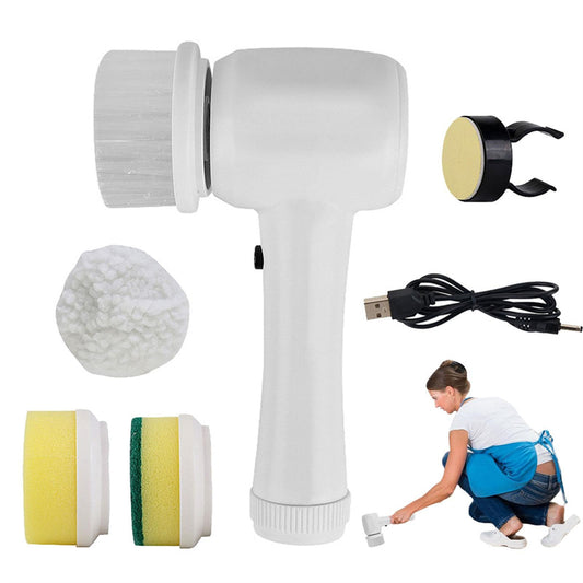 Portable electric cordless cleaning brush.