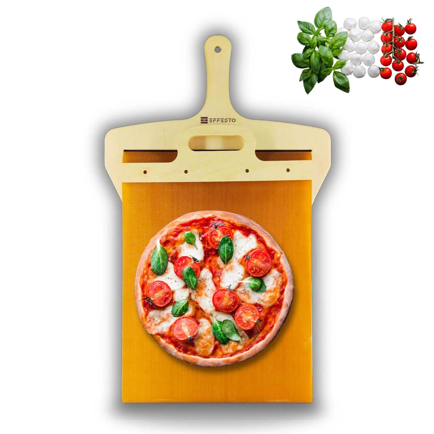 Sliding pizza peel. Non-stick smooth pizza cutting board. Storage transfer cutting board. Kitchen cooking tool